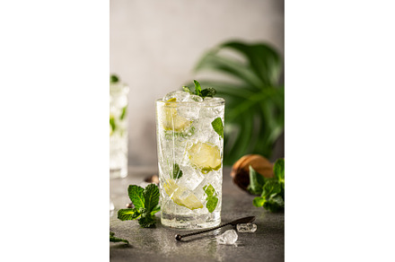 Mojito cocktail with lime and mint, a Food & Drink Photo by Iryna Melnyk Photography