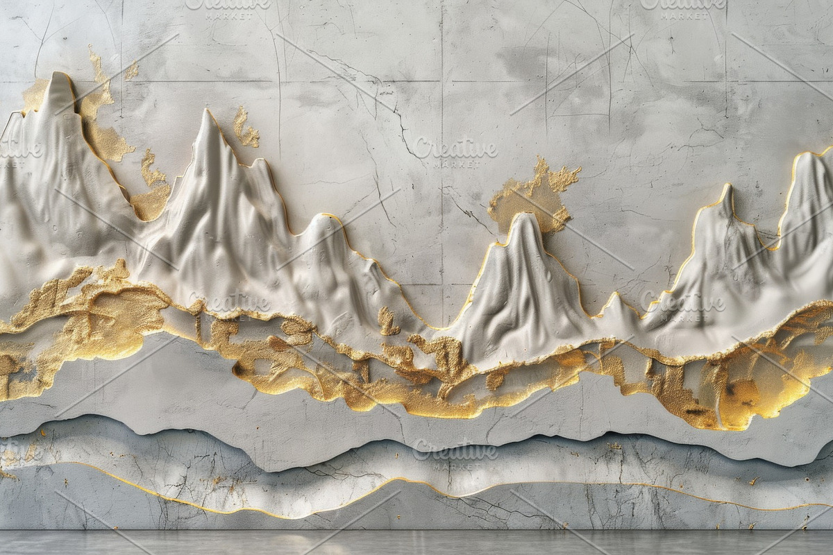 27 Landscapes on a concrete wall, an Arts & Entertainment Photo by Handmadefont (Photo 15 of 28)