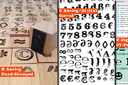 FONT | Hand Stamp Slab Serif Rough, a Slab Serif Font by Typo Graphic Design (Thumbnail 7 of 7)