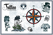 Tattoo Vector Pack, an Education Illustration by Vector Clash (Thumbnail 2 of 6)
