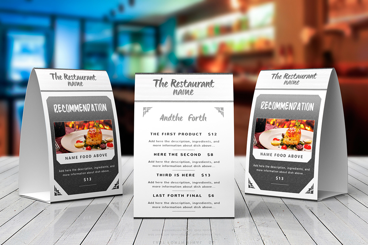 Elegant Food Menu 3, a Brochure Template by Luuqas Design (Photo 4 of 5)