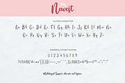 Newest, a Script Font by twinstd (Thumbnail 10 of 10)