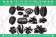 Pistachio Seed SVG, Seed SVG, an Object Graphic by VectorWorlds (Thumbnail 1 of 3)