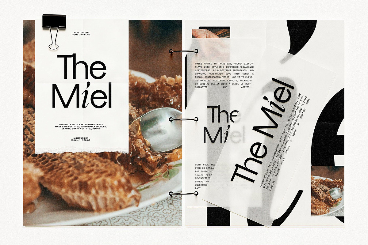 Dessign Maison - Hybrid Display Font, a Serif Font by SilverStag Type Foundry (Photo 3 of 18)