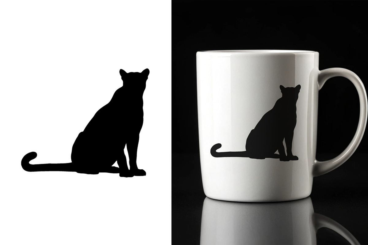 Cougar Silhouette Collection - 20 Un, an Animal Illustration by Unique Design Team (Photo 3 of 5)