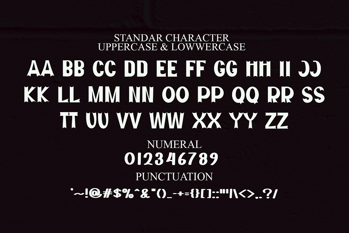 Style Horor, a Font by FreshTypeINK (Photo 7 of 8)