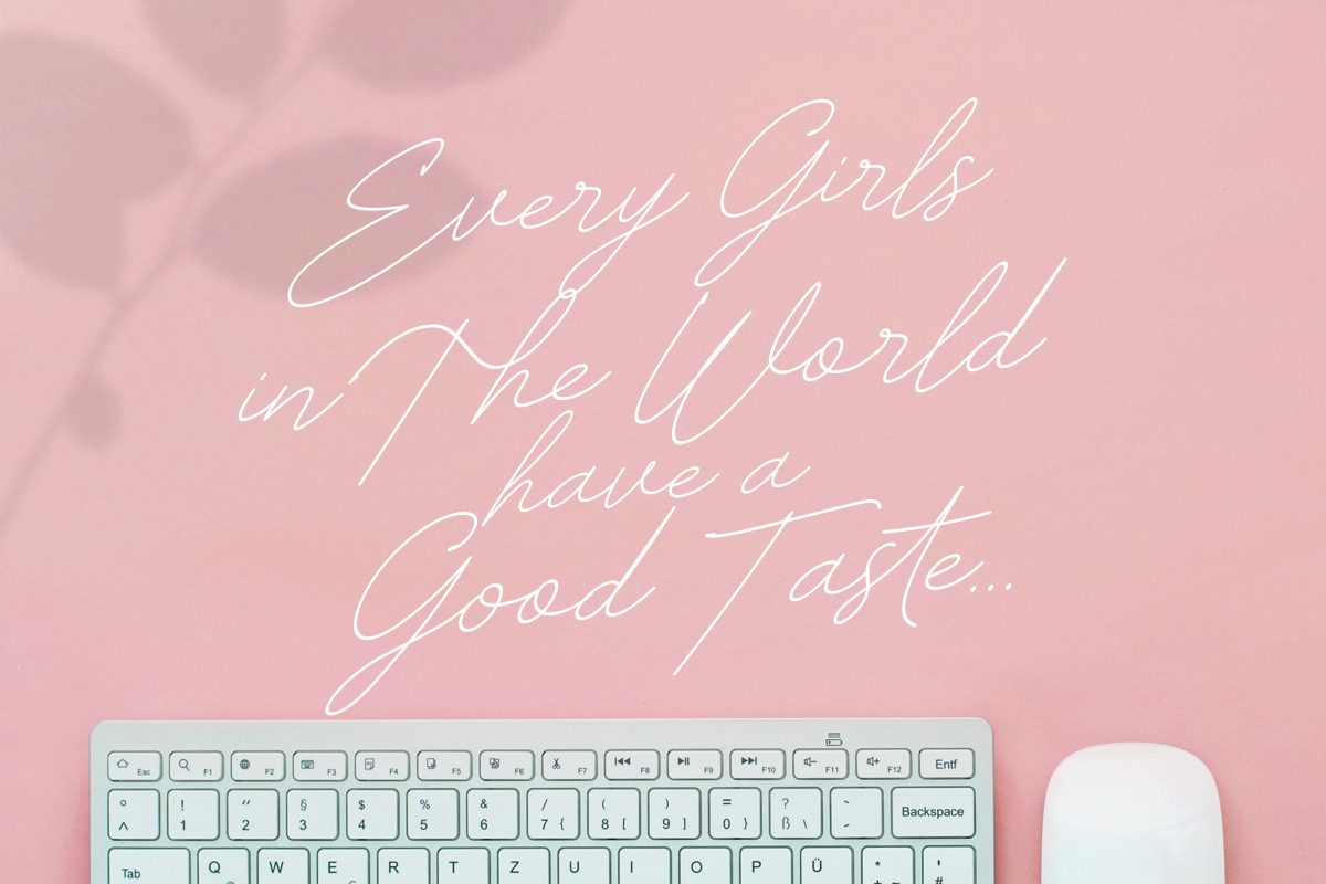Silly Girls - Handwritten Font, a Script Font by HIRO.std (Photo 2 of 11)