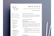 Registered nurse resume template, cv, a Resume Template by Climbwithelevator (Thumbnail 1 of 11)