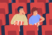 Friends watch movie at cinema, a Person Illustration by Good Studio (Thumbnail 2 of 3)