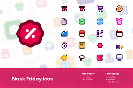 Black Friday Animation/Lottie Icons