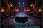 100 Halloween RPG Backdrops, a Seasonal Illustration by ThatsDesignArt (Thumbnail 9 of 19)