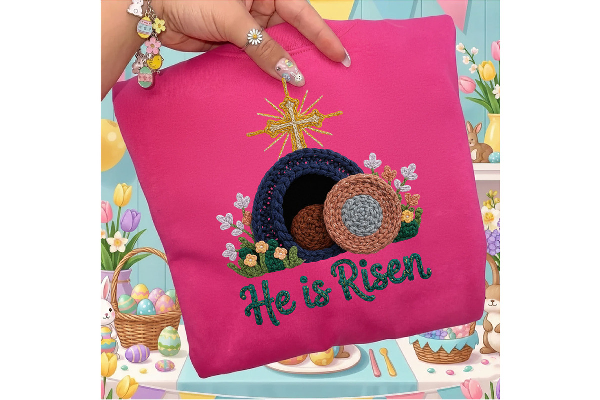 He is Risen Png,Easter Jesus Tomb, an Illustration by Designking (Photo 4 of 6)