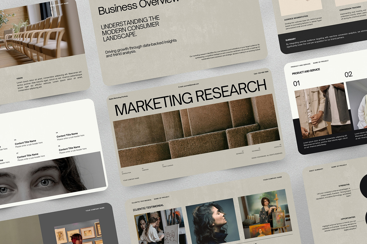Lumina - Marketing Pitch Deck, a Presentation Template by Pani Temp. (Photo 5 of 14)