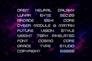 Cosmo Core | Pixelated Font, a Sans Serif Font by gracetype_studio (Thumbnail 6 of 12)