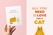 Ginger cat | Hand-drawn sans, a Sans Serif Font by AngelinaKovel (Thumbnail 3 of 13)