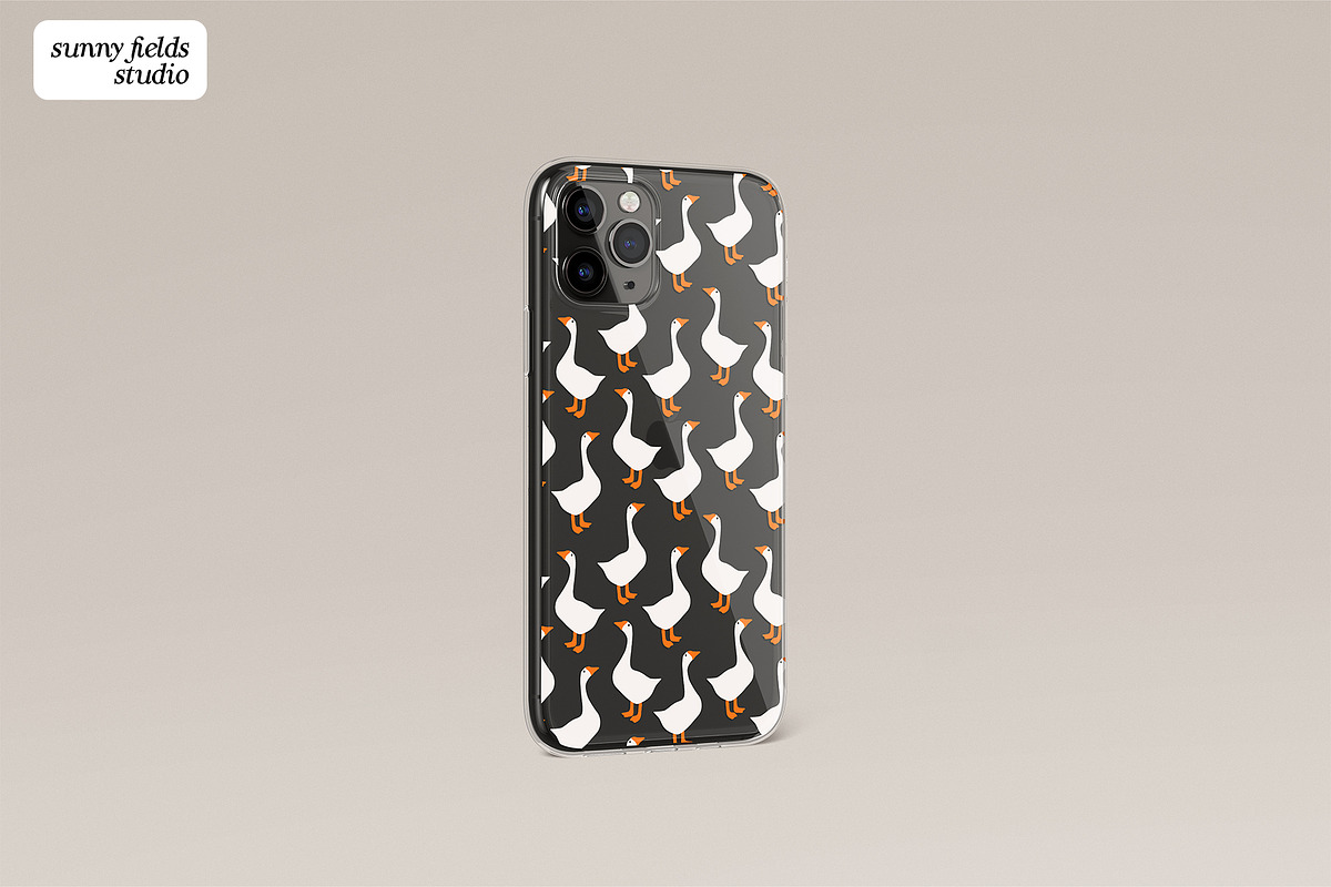 Geese Vector Seamless Pattern, a Pattern Graphic by Sunny Fields Studio (Photo 5 of 10)
