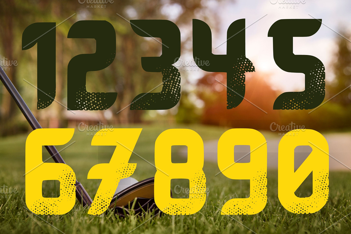 The Best Pro Golf Font, SVG cut file, a Font by Tattoo Worker Studio (Photo 4 of 4)