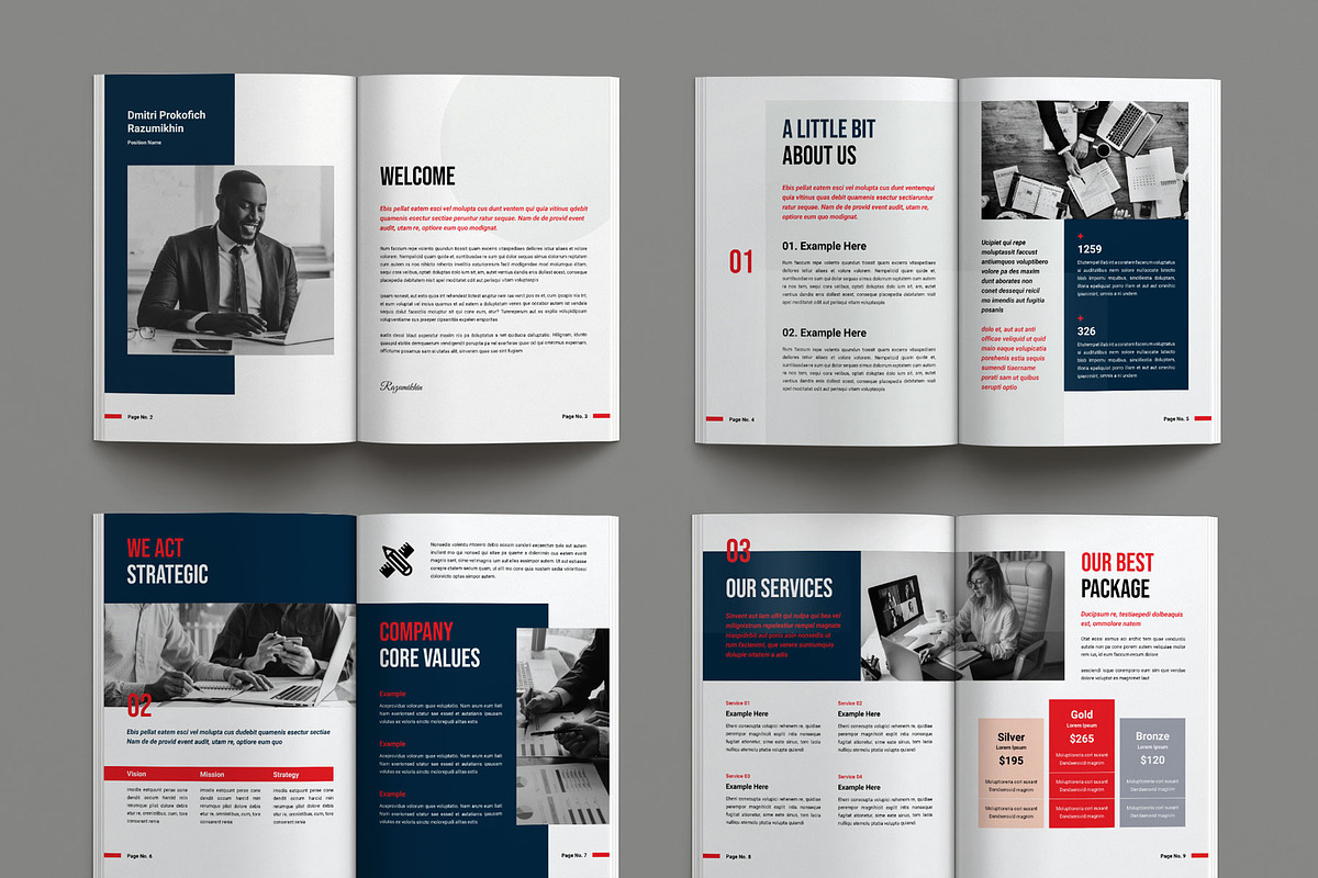 Business Brochure Template, a Brochure Template by Seeing-art (Photo 10 of 11)