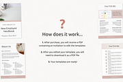 New Employee Handbook Template, a Branding & Logo Template by PittaFinePrint (Thumbnail 4 of 7)