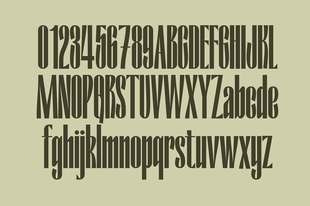 Chamberd – Luxury Condensed Typeface, a Sans Serif Font by MaikoHatta (Photo 4 of 7)