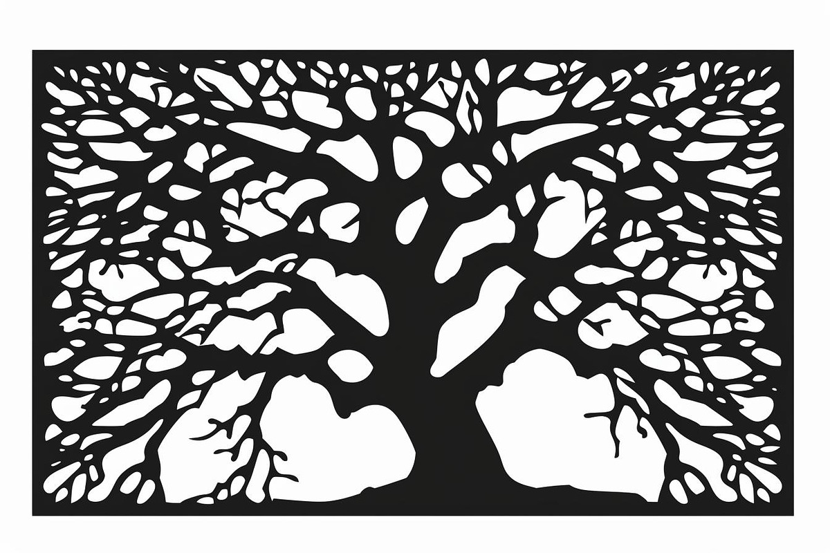 Tree Branch Laser Cut Panel Bundle, a Graphic by jahid234 (Photo 4 of 11)