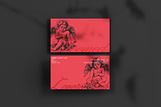 Valentine Club Embossed Visit Card, a Mockup by Zumrod (Thumbnail 2 of 3)