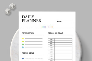 Daily & Monthly Planner Design