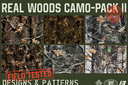 Real Woods 6x Seamless Camou Pack II, a Pattern Graphic by darkmatter_graphicworks (Thumbnail 1 of 4)