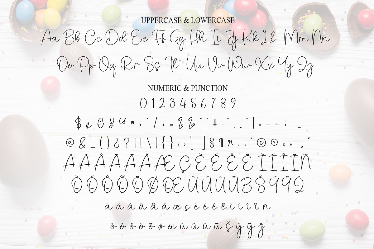 Candy | Script Font, a Handwritten Font by Scratchones (Photo 7 of 9)