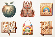 Boho Back To School Sublimation PNG, an Illustration by RobertsArt (Thumbnail 2 of 7)