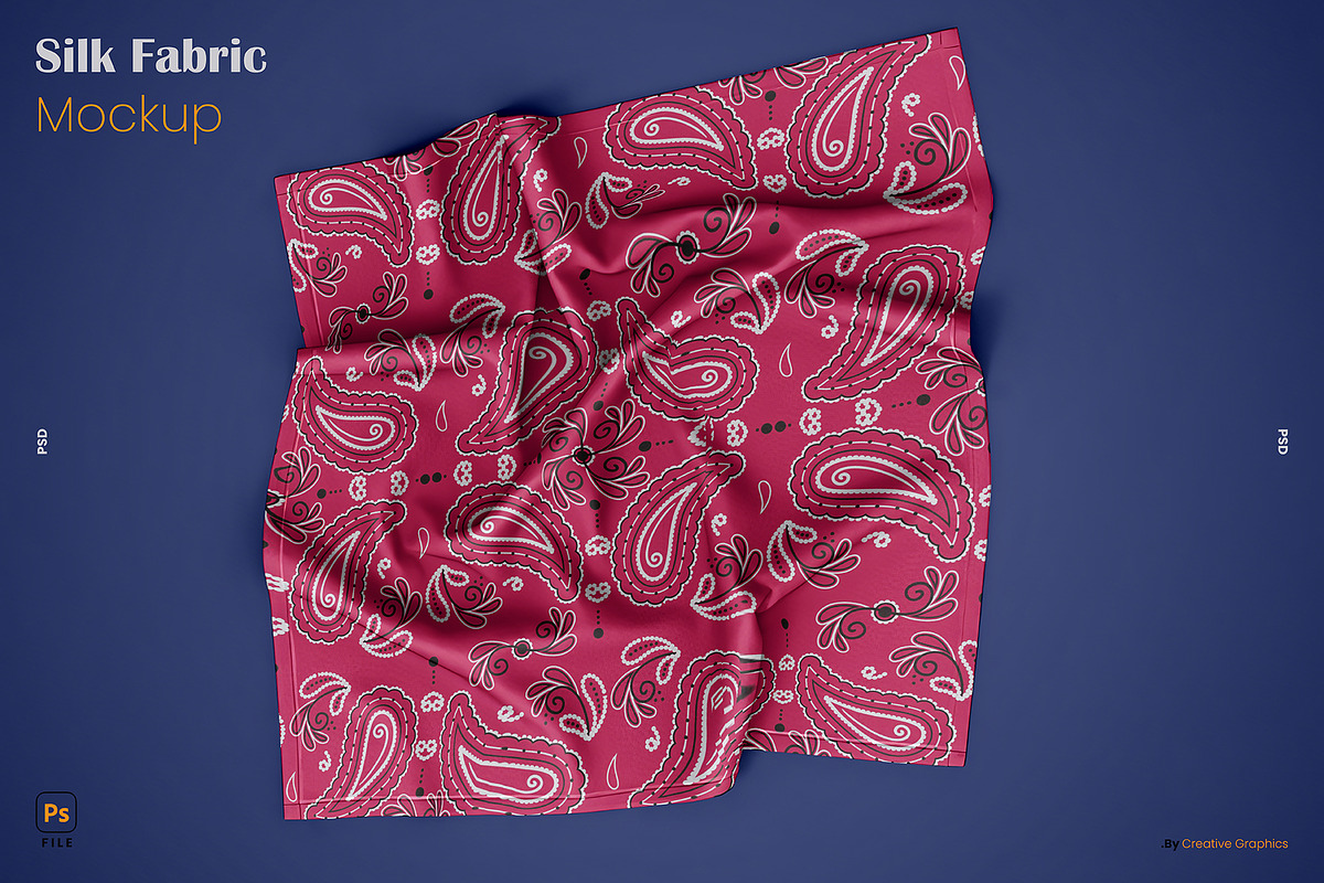 Premium Silk Fabric Mockup, a Product Mockup by PixelHutStudioo (Photo 1 of 10)