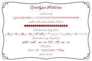 Qinan Script - monoline script font, a Script Font by Brainware Graphic (Thumbnail 4 of 13)