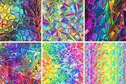 Rainbow Prismatic Texture Patterns, a Pattern Graphic by PrintablesByFranklyn (Thumbnail 4 of 4)