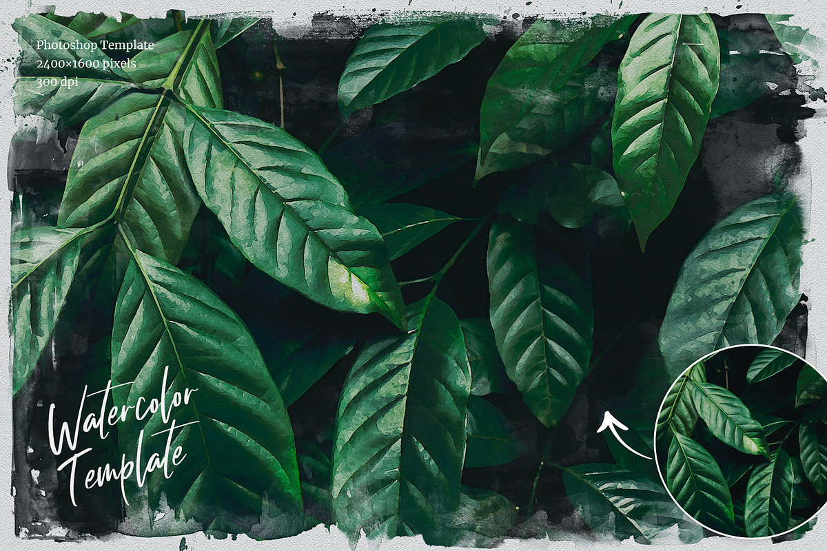 Watercolor from Photo Template, a Templates & Theme by Andrew Skoch Design (Photo 3 of 6)