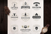 280 Outdoor logos and badges, a Branding & Logo Template by Vasya Kobelev (Thumbnail 78 of 83)
