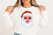 Santa Blowing Bubble Christmas PNG, an Illustration by Craft Nest (Thumbnail 2 of 6)