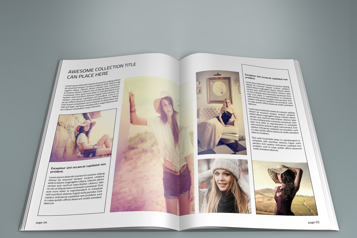 Fashion Lookbook Template V208, a Magazine Template by Template Shop (Photo 4 of 11)