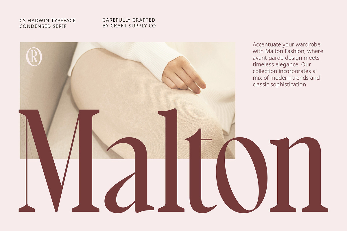 CS Hadwin – Classic Font, a Serif Font by Craft Supply Co. (Photo 3 of 8)