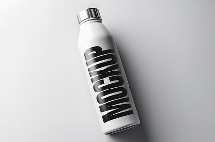 Stainless Water Bottle Mockup