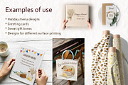 Shavuot Jewish Holiday Clipart, a Seasonal Illustration by Elena Malgina Clipart (Thumbnail 10 of 10)
