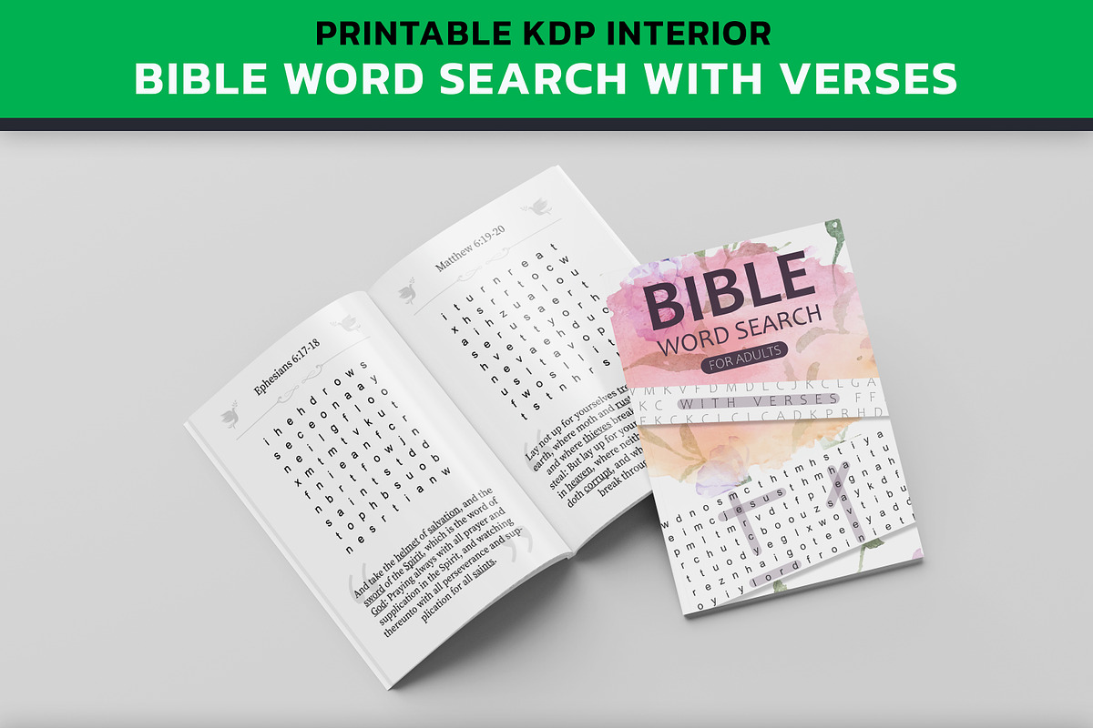 KDP Bible Word Search with Verses, an Illustration by PublishingHelper (Photo 3 of 4)