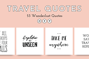 Travel Quotes - 53 Wanderlust Quotes, a Social Media Template by Delightful Design (Thumbnail 2 of 11)