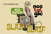 Wine in Bodega Mid-century Display, a Sans Serif Font by Struvictory.art (Thumbnail 2 of 9)