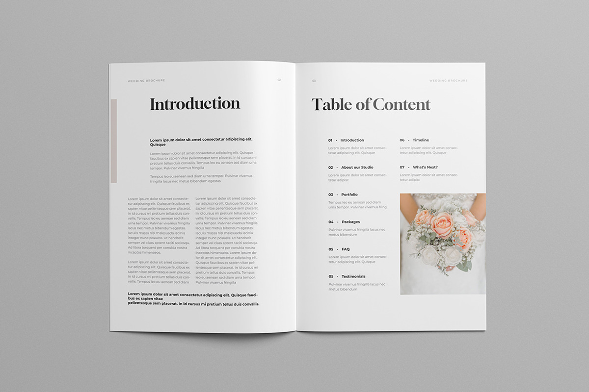 Wedding Photography Layout | Word, a Brochure Template by HiveArts (Photo 2 of 8)