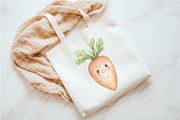Spring Carrots Rabbit Clipart, an Illustration by Watercolor design (Thumbnail 5 of 12)