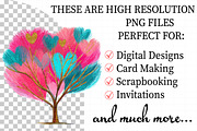 Valentine Day Heart Tree Clipart, an Illustration by Daily.Designs (Thumbnail 2 of 5)