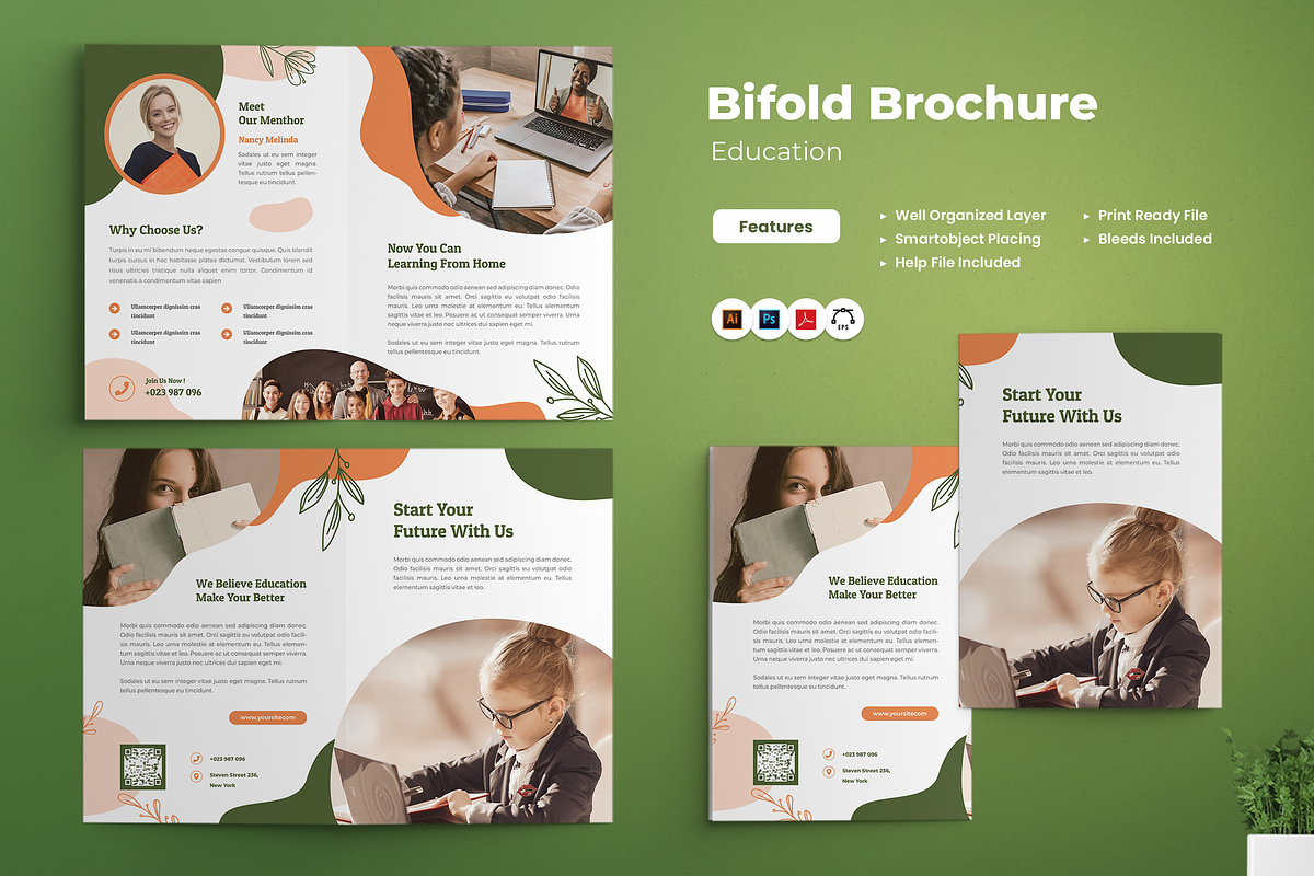 Education Bifold Brochure, a Brochure Template by Rahardi Creative (Photo 1 of 5)