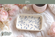 Blue Fern Toile Seamless Pattern, an Object Illustration by Willow Paige Farms (Thumbnail 7 of 8)