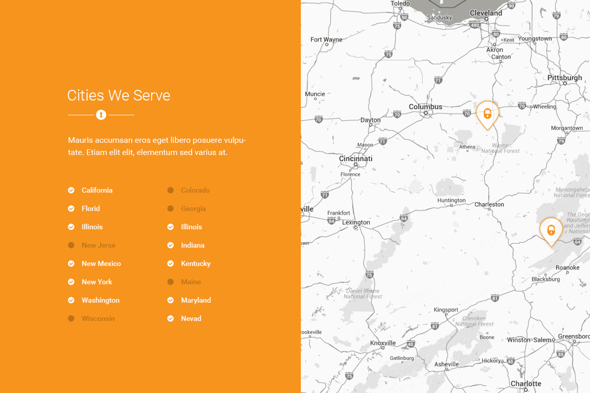 Locksmith-Business Website Template, a Websites & App Template by oLanding (Photo 6 of 8)