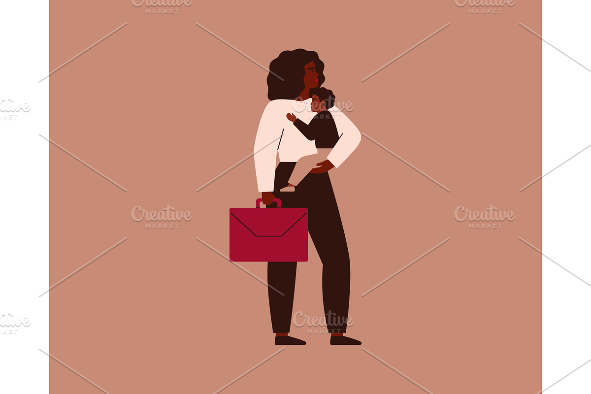 Working Mothers Together, a Work Illustration by Mary Long (Photo 2 of 5)